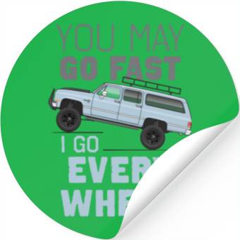 Discover YOU MAY Light Blue Stickers