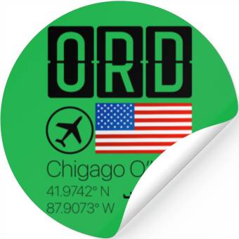 Discover Chicago Stickers