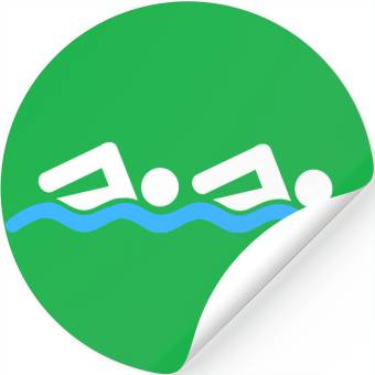 Discover swim Stickers