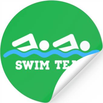 Discover swim team Stickers