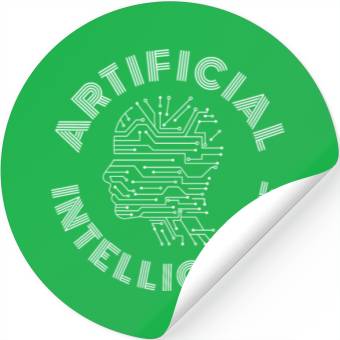 Discover Artificial Intelligence AI machine learning Stickers