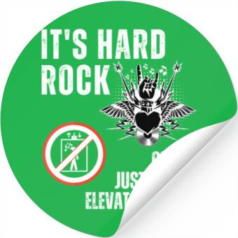 Discover Hard Rock or Future Elevator Music Stickers