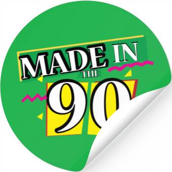 Discover made in 90s Stickers