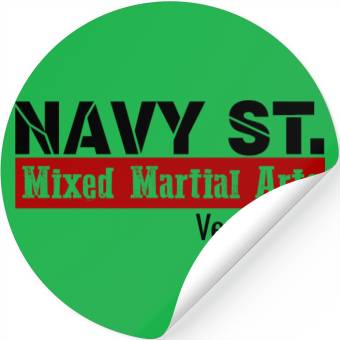 Discover navy st 3 Stickers