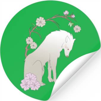 Discover Great Wolf - Japanese Wolf Stickers