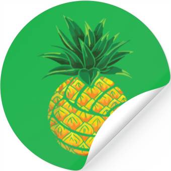 Discover Funny Pineapple Volleyball Stickers