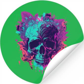 Discover skull 1 Stickers