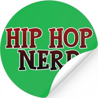 Discover HIP HOP NERD Stickers