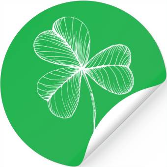 Discover St. Patrick's Day, nice Clover Stickers
