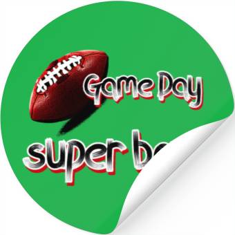 Discover super bowl sunday Stickers
