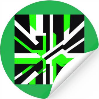 Discover Cyberpunk Inspired Green Theme - Highway Stickers
