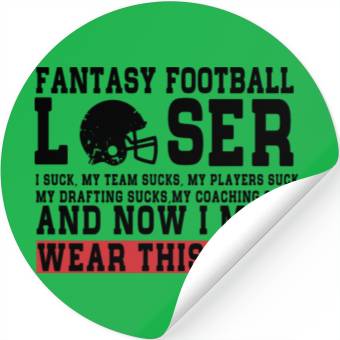 Discover Fantasy Football Stickers