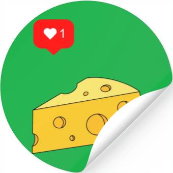 Discover Cheese Lover Stickers