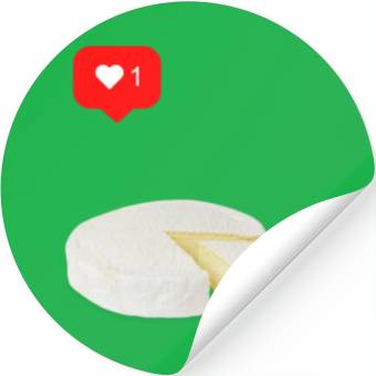 Discover Brie Cheese Lover Stickers