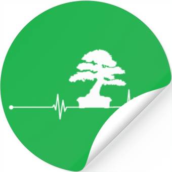 Discover Bonsai Tree Heartbeat Stickers