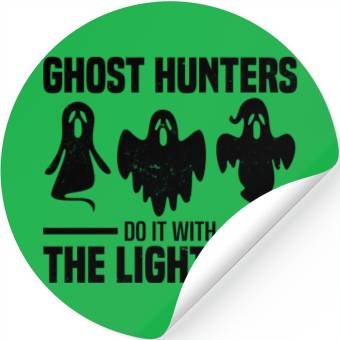 Discover ghost hunting Stickers