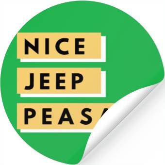 Discover Nice Jeep Peasant Stickers