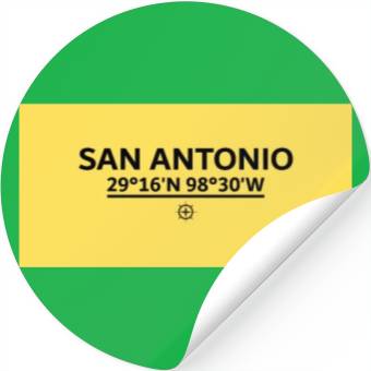 Discover San Antonio S Coordinate's design Stickers
