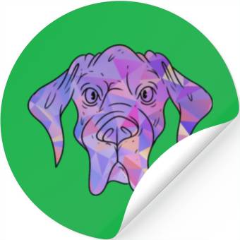 Discover Colorful Great Dane Stickers