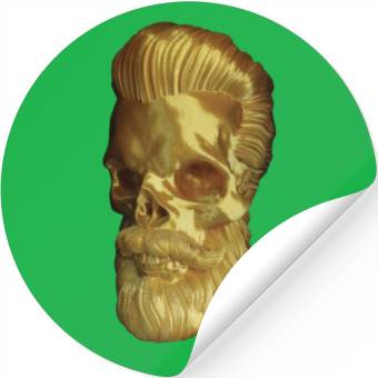 Discover Cool human skull Stickers