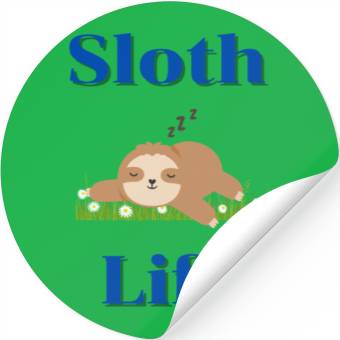 Discover SLOTH LIFE Stickers