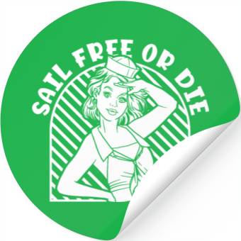 Discover Sailing Sailor Freedom Stickers