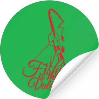 Discover fish valentines Stickers