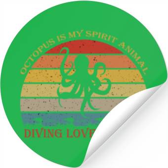 Discover Octopus Lover Stickers