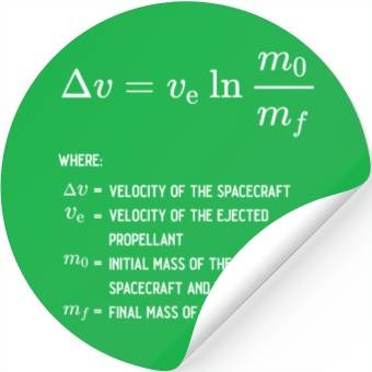 Discover Rocket Equation Physics Rocket Science Physicist Stickers