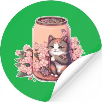 Discover Anime cat Stickers