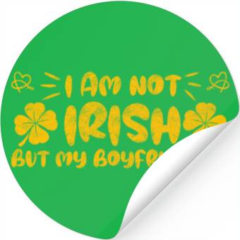 Discover Irish boyfriend St Patrick's Day Stickers