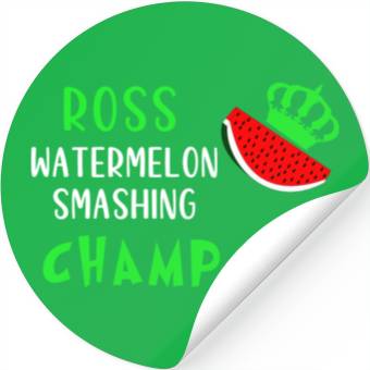 Discover ROSS WATERMELON SMASHING CHAMP Stickers