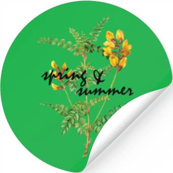 Discover yellow flower Stickers