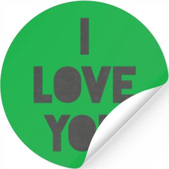 Discover I love you. Stickers