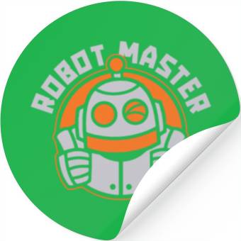Discover Robotics Robots Master Robot Master Stickers