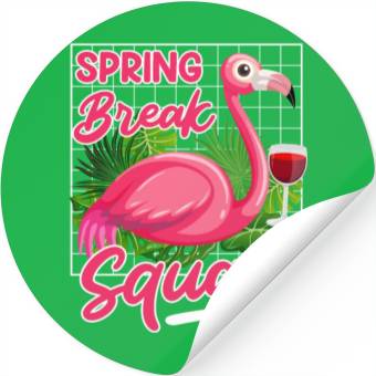 Discover Spring Break Squad Summer Vacation Spring Break Stickers