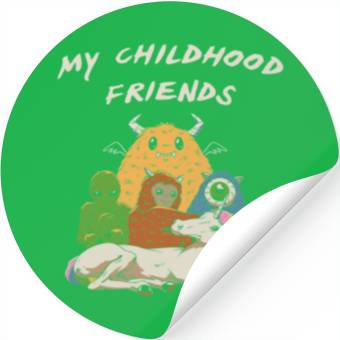 Discover Imaginary Friends Club Stickers