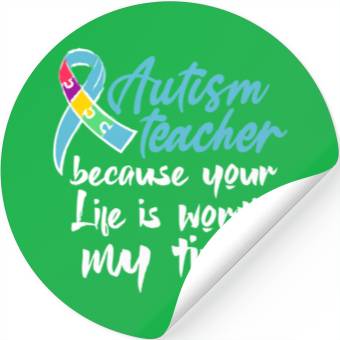 Discover Autism Teacher Stickers