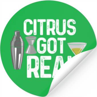 Discover Citrus got real bartender Stickers