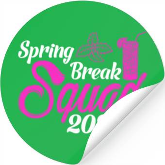 Discover Spring Break Squad 2023 Vacation Spring Break Stickers