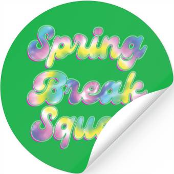 Discover Spring Break Squad Summer Vacation Spring Break Stickers