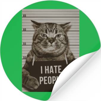 Discover I HATE PEOPLE Stickers