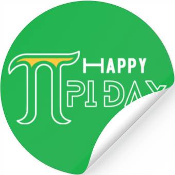 Discover Pi Day 4 Stickers