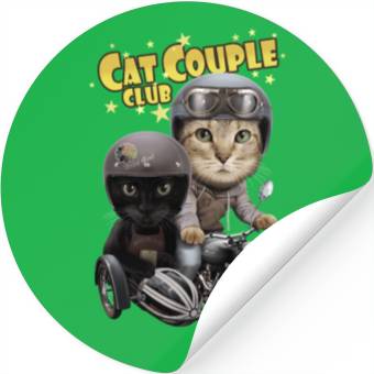 Discover CAT COUPLE CLUB Stickers