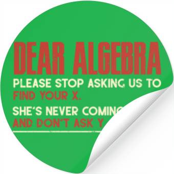Discover Algebra, calculus, science, mathematics Stickers