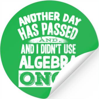 Discover Algebra, calculus, science, mathematics Stickers
