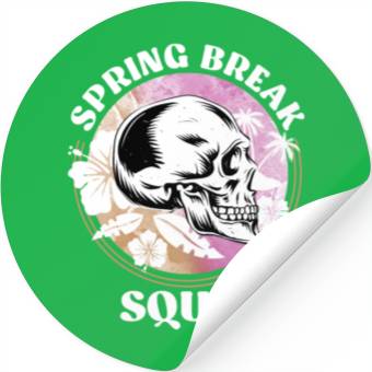 Discover Spring Break Squad Summer Vacation Spring Break Stickers