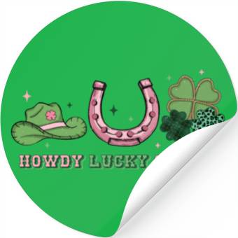 Discover Howdy lucky charm Stickers