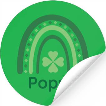 Discover Poppy Clover Charm Boho Rainbow Stickers