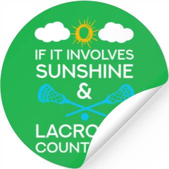 Discover Lacrosse Sunshine Stickers